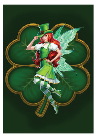 St Patrick's Fairy Card